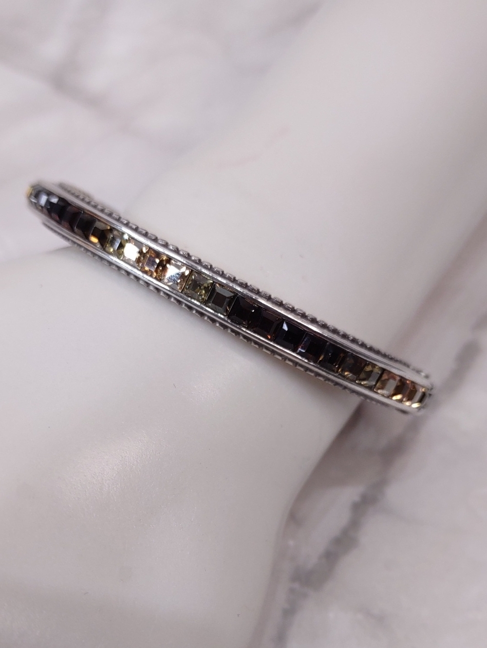 Brighton "Spectrum" Multicolor Topaz Crystal Bangle Bracelet